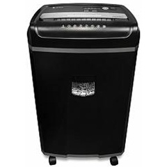 Изображение товара Уничтожитель документов Гелеос УО36-4, секретность DIN P-4, фрагменты 3.9x30 мм, 33 листа, объем 35 л, CD/пл.карты/скрепки/скобы