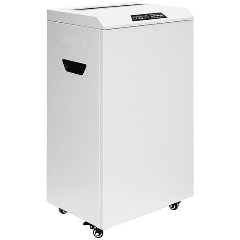 Изображение товара Уничтожитель документов Гелеос УО65-4, секретность DIN P-4, фрагменты 3.9х30 мм, 38 листов, объем 65 л, СD/пл.карты/скрепки/скобы