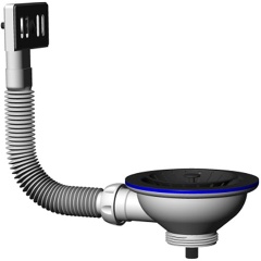 Изображение товара Выпуск Unicorn E155 для мойки 1 1/2" с прямоугольным переливом