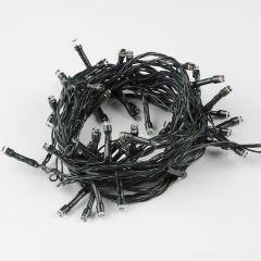 Изображение товара Светодиодная гирлянда Uniel UL-00007304 5м. 50 светодиодов. Теплый белый свет. Провод зеленый