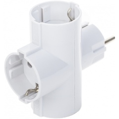 Изображение товара Сетевой разветвитель Uniel S-GES3-16T кол розеток 3, 16А, 3500Ватт, заземление, упаковка – пакет, 06704