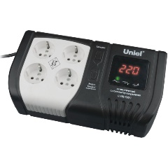 Изображение товара Стабилизатор напряжения Uniel U-ARS-500/1 серии Standard - Expert 500 ВА