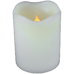Изображение товара Фигура светодиодная Uniel ULD-F061 WARM WHITE CANDLE «Свеча» на батарейках 2ААА (не в/к). 1 светодиод. Теплый белый свет, UL-00008622