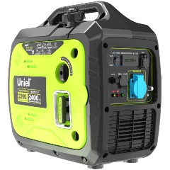 Изображение товара Генератор бензиновый инверторный Uniel URS-P2800i Однофазный. Макс. Мощ. 2,4Квт.