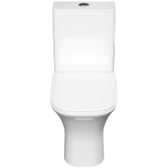 Изображение товара Унитаз-компакт напольный безободковый Aquatek Optima Square 650x340x770 с сиденьем дюропласт