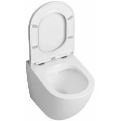 Изображение товара Унитаз приставной Maretti Elena безободковый с микролифтом, EA10PRBM14-844, белый
