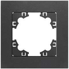 Изображение товара Рамка Universal 1-м Афина графит, A0053-Gr для современного интерьера