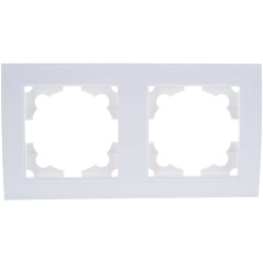 Изображение товара Рамка Universal 2-м Бриллиант горизонт. бел., 7947465