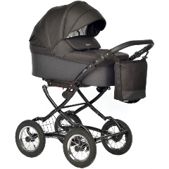 Изображение товара Коляска 2 в 1 INDIGO BARBARA Classic Ba 06 черный