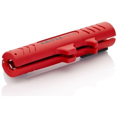 Изображение товара Инструмент для удаления изоляции Knipex 1680125SB, универсальный, для круглых кабелей, 125mm