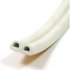 Изображение товара Уплотнительная лента самоклеящаяся вспененный EPDM каучук, D-профиль, белая, 9x6мм, 100м, (шт.) РемоКолор professional