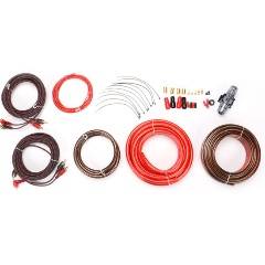 Изображение товара Профессиональный комплект кабелей и аксессуаров для установки автомобильного усилителя УРАЛ МОЛОТ К4-МТ4