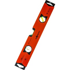 Изображение товара Уровень алюминиевый Квалитет усиленный магнитный 400 мм 2 глазка + 1 зеркальный УУ-400-3ФМ