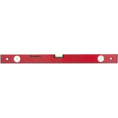 Изображение товара Уровень MATRIX 33223, 600 мм, 3 глазка, красный, линейка