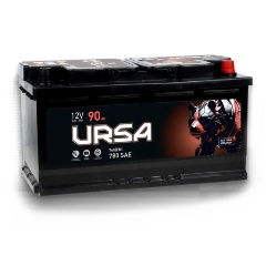 Изображение товара Аккумулятор URSA Extra power, 353x175x190, обратная полярность, 90 Ач