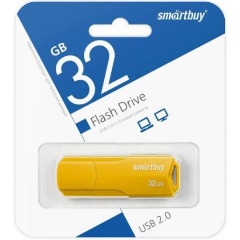 Изображение товара USB флешка 32Gb SmartBuy Clue yellow USB 2.0