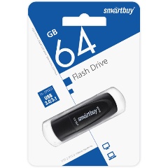Изображение товара USB флешка 64Gb SmartBuy Scout black USB 3.0