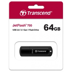 Изображение товара USB флешка 64Gb Transcend JetFlash 700 USB 3.1 Gen 1 (USB 3.0)