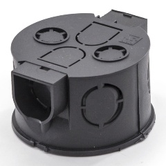 Изображение товара Установочная коробка РемоКолор для бетонных стен, из полистирола, 7 вводов, 68x40мм, IP20 усиленная, (шт.) 89-0-180