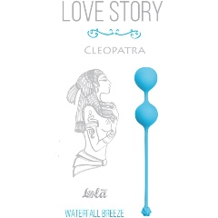 Изображение товара Вагинальные шарики LOLA GAMES Cleopatra Waterfall Breeze голубые для тренировки влагалища