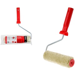 Изображение товара Валик STARTEX 40-250мм с ручкой 8мм STARTUL MASTER (покраска стен и фасадов, полиакрил нитяной синтекс) (ST0231-25R)