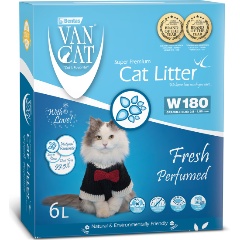 Изображение товара Комкующийся наполнитель VAN CAT с ароматом весенней свежести, 6 л