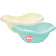 Изображение товара Ванночка детская IDEA ЛОТОС 28л М 2589 Кремовый