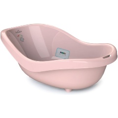 Изображение товара Ванночка для купания KIDWICK KW210306 Дони с термометром розовая