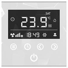 Изображение товара Терморегулятор Varmann Vartronic 703202 сенсорный дисплей 24В белый