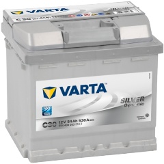Изображение товара Аккумулятор VARTA C30 Silver Dynamic 554 400 053, 207x175x190, обратная полярность, 54 Ач