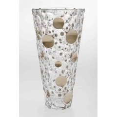 Изображение товара Ваза BOHEMIA JIHLAVA "LISBOA" 31 см., декор "Платиновые круги" 79/89J64/0/80J28/310/1919001
