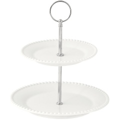 Изображение товара Ваза двухъярусная Easy Life "Tiffany" 16/21см (белый) EL-R2710/TIFW