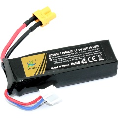 Изображение товара Аккумулятор Li-Pol 11.1V 1400мАч VB PARTS с разъемом XT30-plug