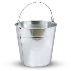 Изображение товара Ведро 12 л, без крышки, оцинкованное