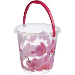Изображение товара Ведро IDEA ДЕКО 5л М 2425 орхидея