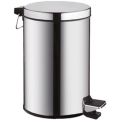 Изображение товара Ведро для мусора D-Lin D201203 12 литров хром нержавеющая сталь