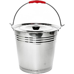 Изображение товара Ведро Appetite с крышкой 12 литров из нержавеющей стали MX104-12L