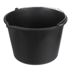 Изображение товара Ведро строительное РЕМОКОЛОР, круглое, пластмассовое, 20 л /шт,/ 62-0-120