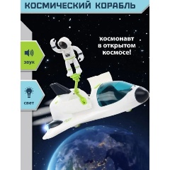 Изображение товара Игровой набор VELD CO 114030 Космос с ракетой и космонавтом для детей 3+