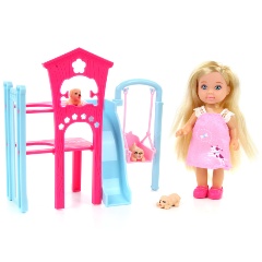 Изображение товара Кукла VELD CO с аксессуарами. Прогулка с пёсиком, 86685