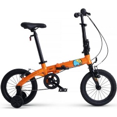 Изображение товара Детский велосипед Maxiscoo S007 Стандарт 14" складной, Оранжевый (2024)