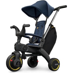 Изображение товара Складной трехколесный велосипед Doona Liki Trike S3 Deep Blue для детей от 10 месяцев