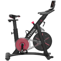 Изображение товара Велотренажёр Yesoul Smart Bike S3 Pro, умный домашний велосипед с сенсорным дисплеем