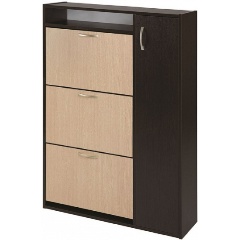 Изображение товара Обувница VENTAL ШК-3 венге/беленый дуб