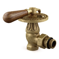 Изображение товара Вентиль SR Rubinetterie Belle Epoque 1/2”, на подачу угловой, ручной регулировки, цвет бронза