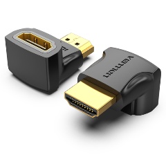 Изображение товара Адаптер-переходник Vention HDMI v2.0 19M/19F угол90