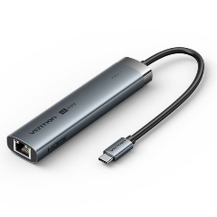 Изображение товара Мультифункциональный хаб Vention USB-C 6 в 1