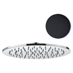 Изображение товара Верхний душ Webert AC1010560BRASS черный круглый 30х25 см итальянский дизайн