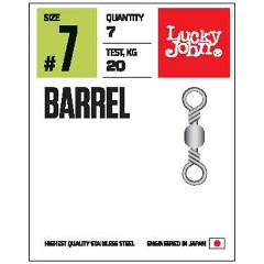 Изображение товара Вертлюги LUCKY JOHN Pro Series BARREL 010 7шт.