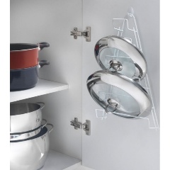 Изображение товара Держатель кухонный для крышек Metaltex KIWI настенный 6 шт нержавеющая сталь